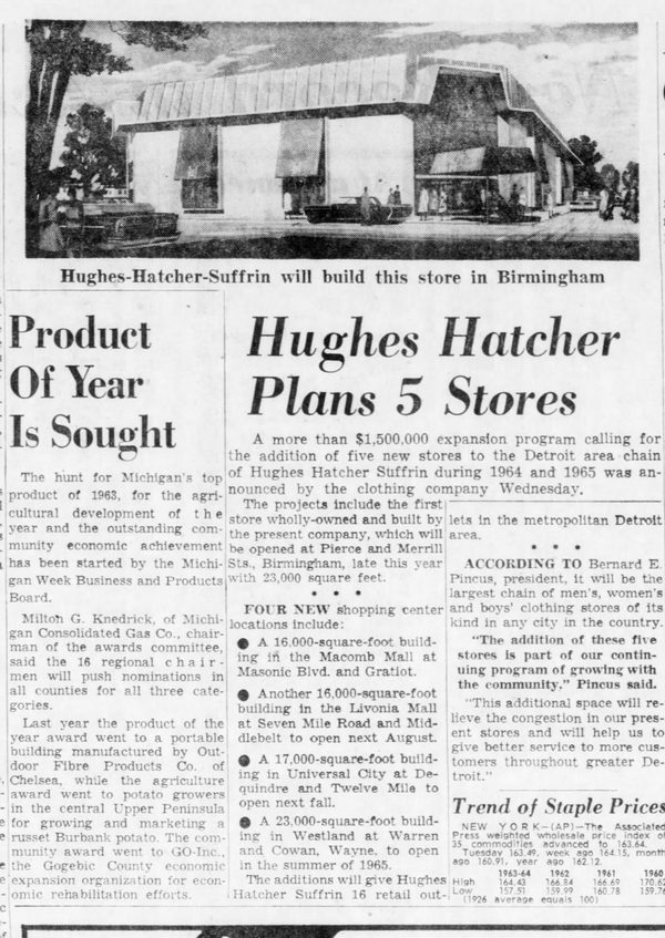 Hughes & Hatcher - JAN 1964 ARTICLE